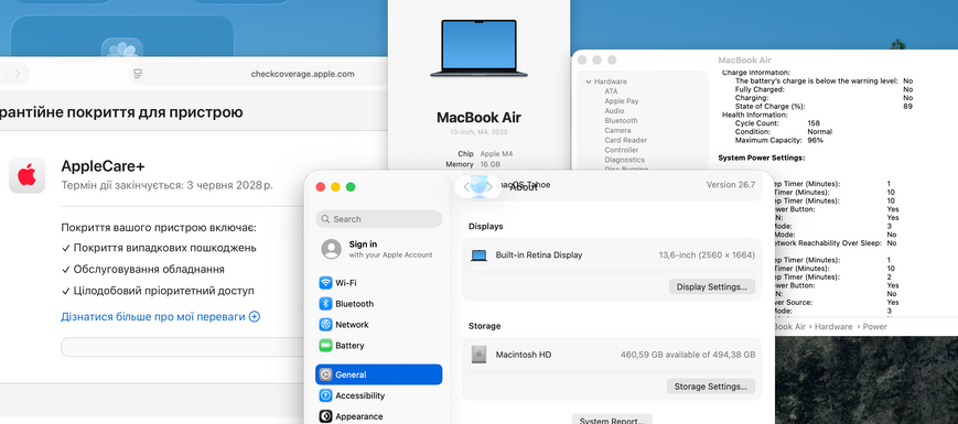 Apple MacBook Air 13,6" M4 2025 16GB RAM 512GB SSD Midnight фото