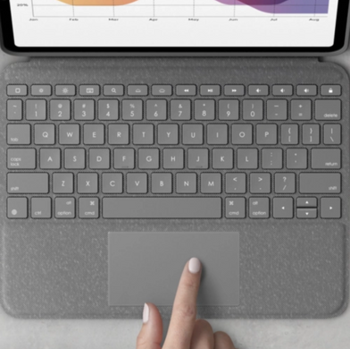 Чохол-клавіатура для планшета Logitech Combo Touch Keyboard Case for iPad Pro 12.9" Oxford Gray для iPad Pro 2018 2020 2021 2022(920-010097) фото