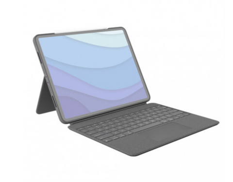 Чохол-клавіатура для планшета Logitech Combo Touch Keyboard Case for iPad Pro 12.9" Oxford Gray для iPad Pro 2018 2020 2021 2022(920-010097) фото