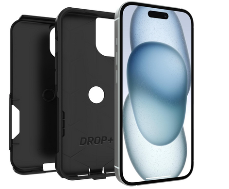 OtterBox Drop+  iPhone 16e, 15, 14, & 13 Commuter Series Case - Black чохол фото