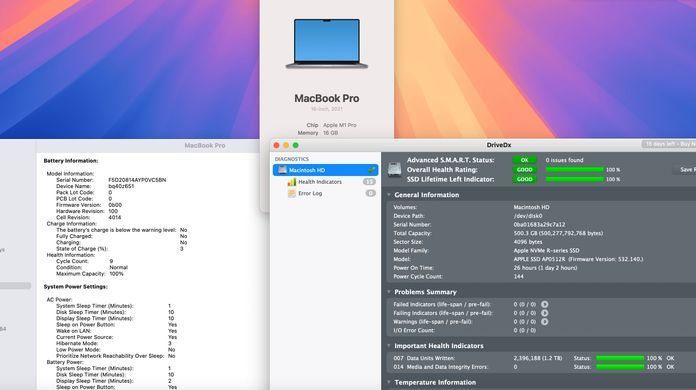Apple MacBook Pro 16 2021 M1 Pro 16GB RAM 512GB SSD Space Grey фото
