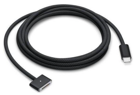 Кабель MagSafe 3 Apple USB-C to MagSafe 3 Cable 2m Space Black (MUVQ3) новий без коробки фото