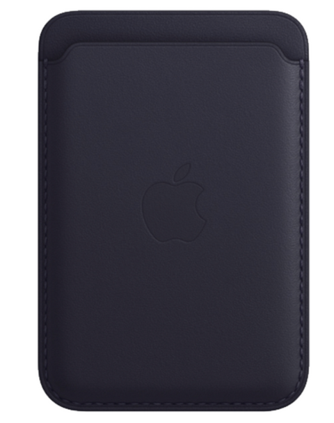 Шкіряний чохол-гаманець Apple iPhone Leather Wallet with MagSafe - Ink (MPPW3) openbox фото