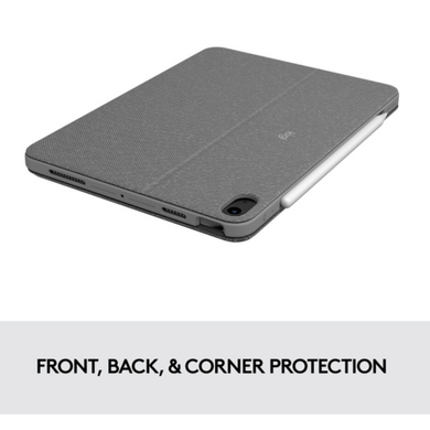 Чохол-клавіатура для планшета Logitech Combo Touch Keyboard Case for iPad Air 4, 5, 6, 710.9" Oxford Gray (920-010260) фото