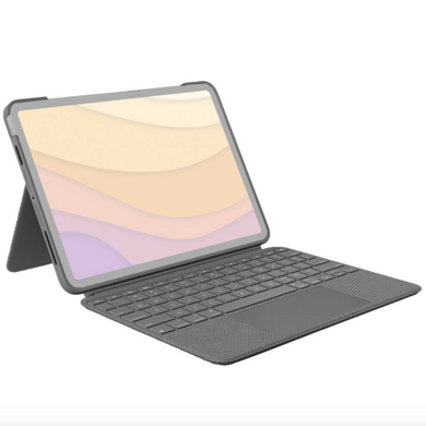 Чохол-клавіатура для планшета Logitech Combo Touch Keyboard Case for iPad Air 4, 5, 6, 710.9" Oxford Gray (920-010260) фото