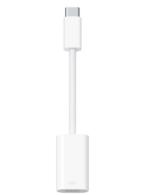 Адаптер USB Type-C Apple USB-C to Lightning Adapter White (MUQX3) фото