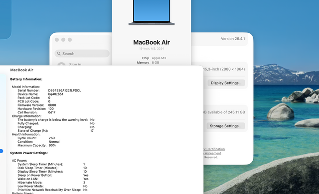 Apple MacBook Air 15 2024 M3 8GB RAM 256GB Midnight фото