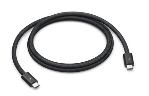 Кабель Thunderbolt Apple Thunderbolt 4 USB-C Pro Cable 1m Black (MU883)  фото