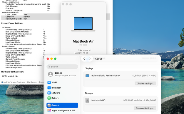 Apple MacBook Air 13.6 2023 M2 16GB RAM 1TB SSD Starlight фото