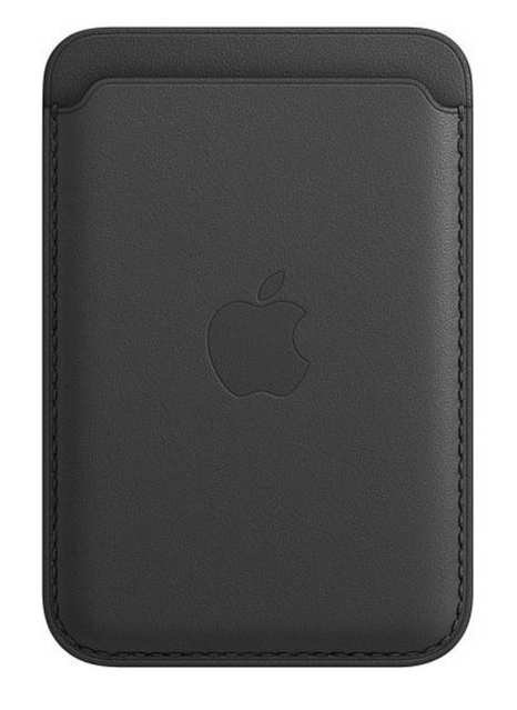 Чохол для пластикових карт Apple iPhone Leather Wallet with MagSafe - Black (MHLR3) фото