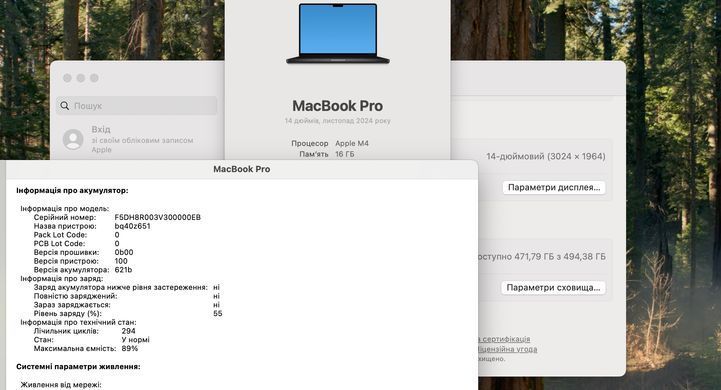 Apple MacBook Pro 14 2024 M4 16GB RAM 512GB SSD Space Black фото