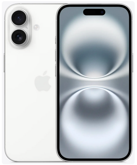 Смартфон Apple iPhone 16 128GB White  фото