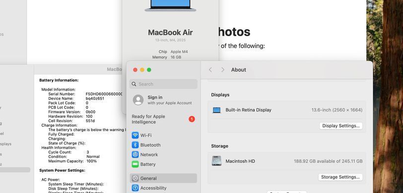 Apple MacBook Air 13,6" M4 2025 16GB RAM 256GB SSD Sky Blue фото