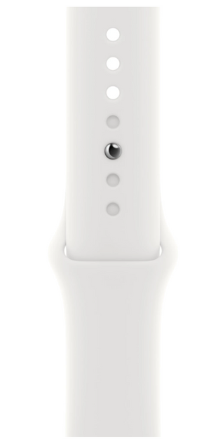 Ремінець Apple White Sport Band S/M для Apple Watch 42/44/45/49mm (MP7G3) фото