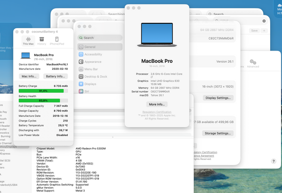 Apple MacBook Pro 16 2019 i7 64GB RAM 512GB SSD AMD Space Gray фото