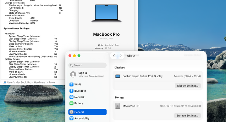 Apple MacBook Pro 14 2021 M1 Pro 16GB RAM 1TB SSD Space Grey фото
